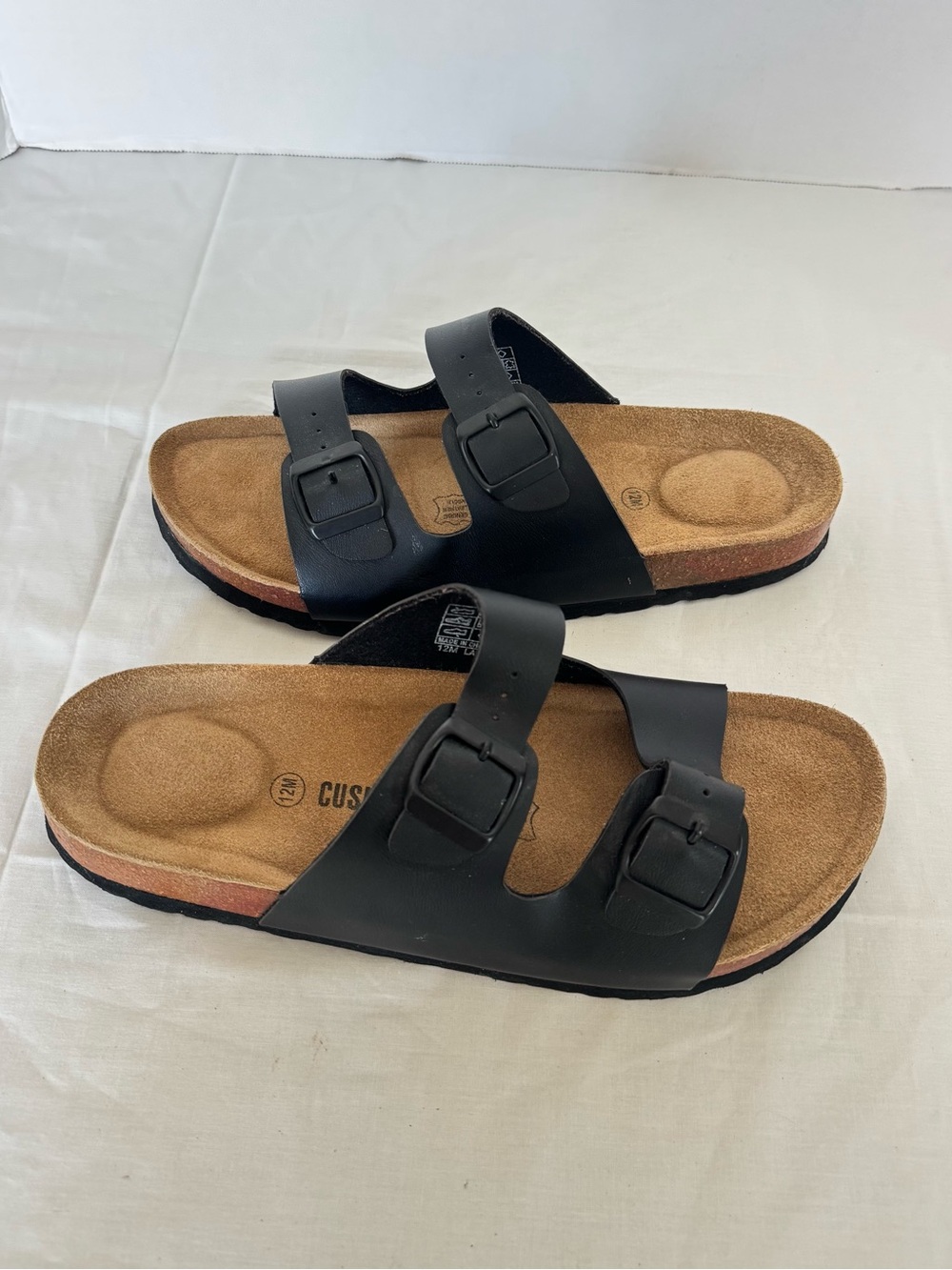 Cushionaire Lane Cork Footbed Sandals Size 12M
